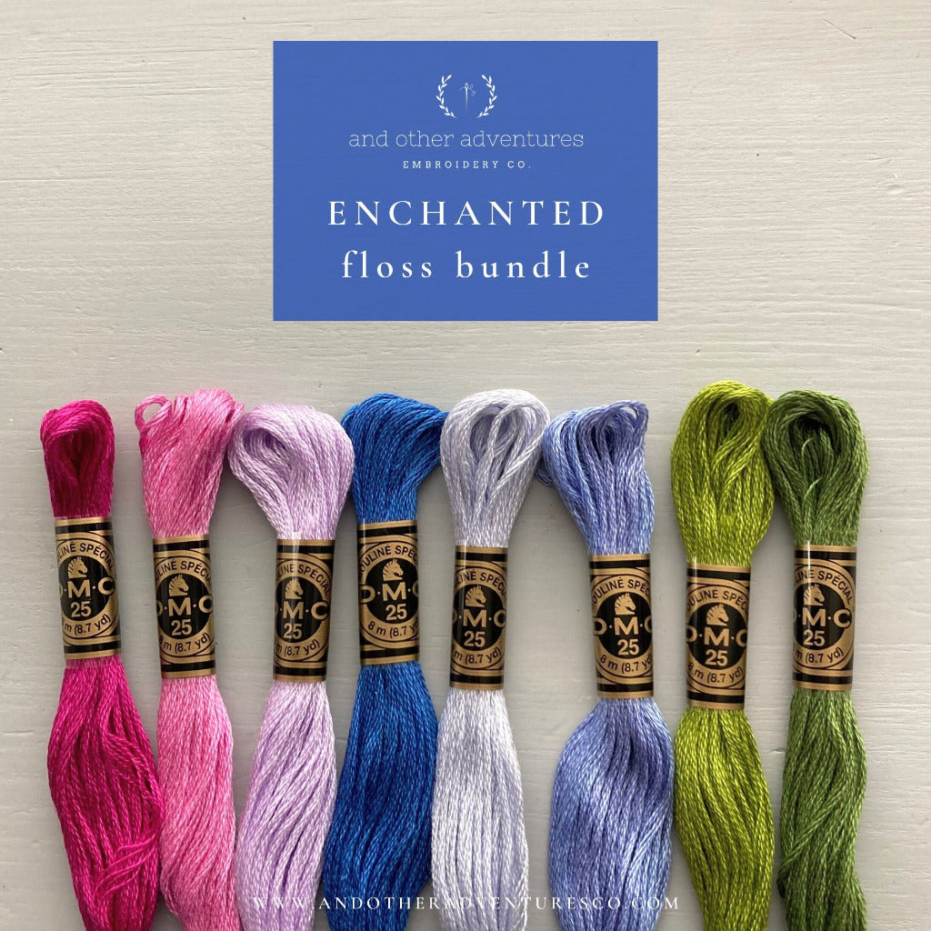 Enchanted Embroidery Floss Bundle by And Other Adventures Embroidery Co