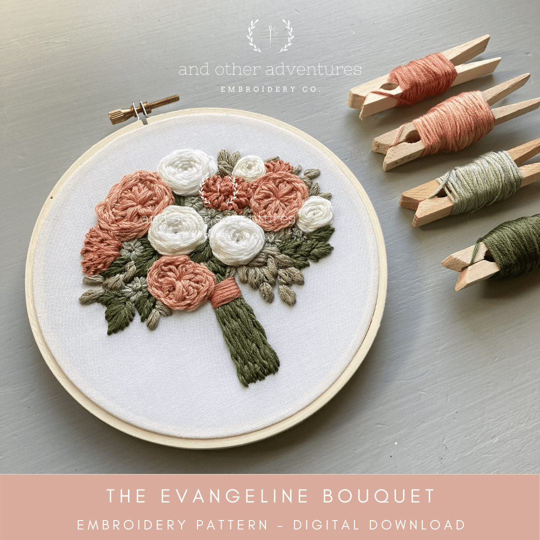 Morning Bouquet PDF Embroidery Pattern - Printable Series – Kate