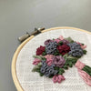 Hand Embroidered Floral Bouquet Hoop Art by And Other Adventures Embroidery Co