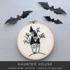 Digital Embroidery Pattern - Haunted House