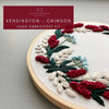 WHOLESALE - Hand Embroidery Kit - Kensington Crimson