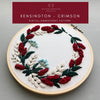 Kensington Crimson Digital Hand Embroidery PDF Pattern | And Other Adventures Embroidery Co