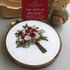 The Noelle Bouquet - Holiday Florals Hand Embroidery Pattern digital download | And Other Adventures Embroidery Co