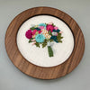 Hand Embroidered Bouquet Art by And Other Adventures Embroidery Co