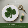 St. Patrick&#39;s Day Shamrock Digital Hand Embroidery Pattern | And Other Adventures Embroidery Co