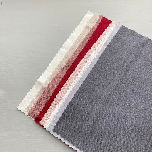 Linen Fabric Bundle Winter And Other Adventures Embroidery Co