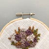 Hand Embroidered Purple Fall Bouquet | And Other Adventures Embroidery Co