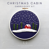 Beginner Hand Embroidery Kit - Christmas Cabin by And Other Adventures Embroidery Co