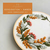 Autumn Flower Wreath Hand Embroidery Kit | And Other Adventures Embroidery Co