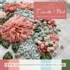 Terracotta &amp; Mint Hand Embroidery Color Palette by And Other Adventures Embroidery Co