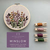 Intermediate Hand Embroidery Pattern Moody Fall Hoop Art | And Other Adventures Embroidery Co