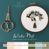 Winter Mist Hand Embroidery Color Palette by And Other Adventures Embroidery Co