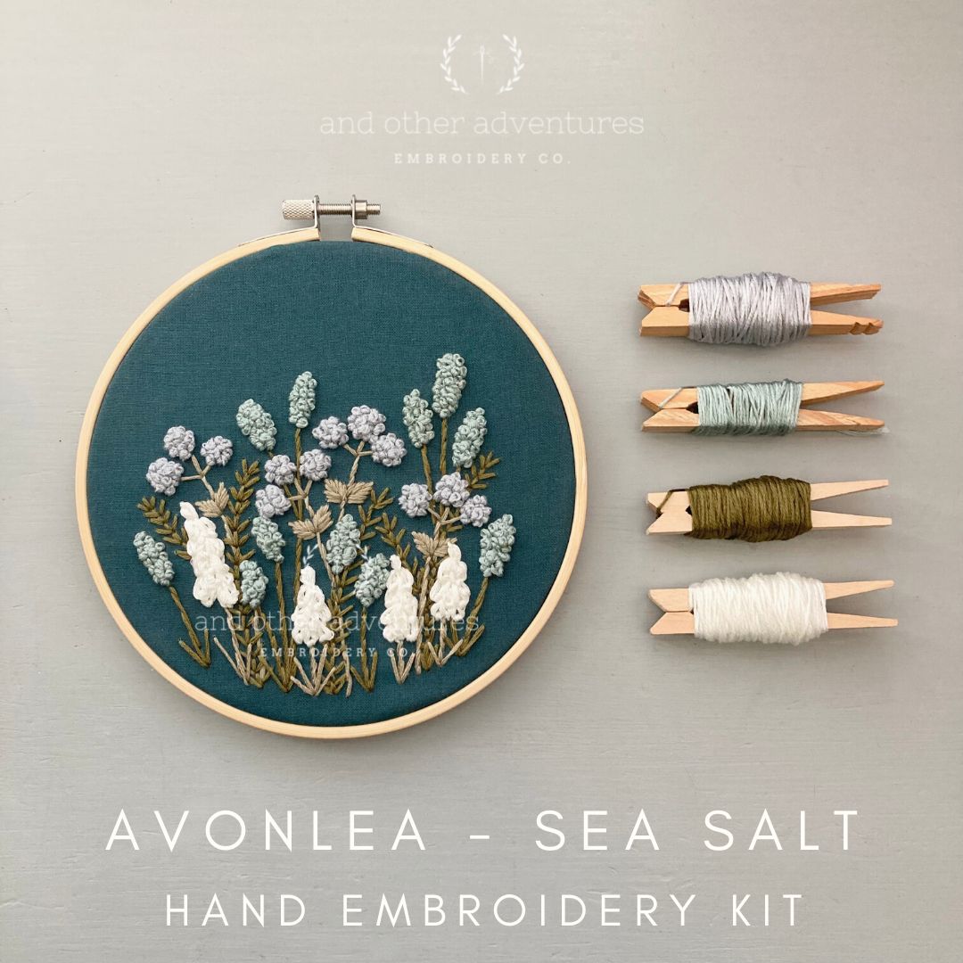 First Embroidery tools for beginners - hoops, needles and more