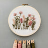 Hand Embroidery Kit for Beginners, DIY Spring Florals Embroidery Hoop by And Other Adventures Embroidery Co
