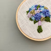 Blue and Lilac Floral Embroidery | And Other Adventures Embroidery Co