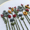 Hand Embroidered Fall Flowers DIY Hoop Art | And Other Adventures Embroidery Co