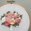 DIY Pink Embroidered Floral Bouquet Project by And Other Adventures Embroidery Co