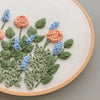 Hand Embroidered Fluffy Flowers Hoop Art | And Other Adventures Embroidery Co