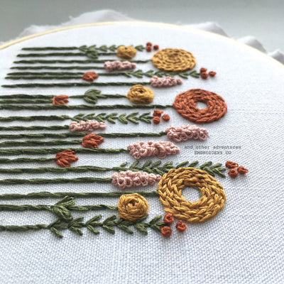 Beginner Hand Embroidery Kit - Wildwood in Rust - And Other Adventures ...