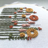 DIY Embroidered Autumn Florals Embroidery Kit by And Other Adventures Embroidery Co