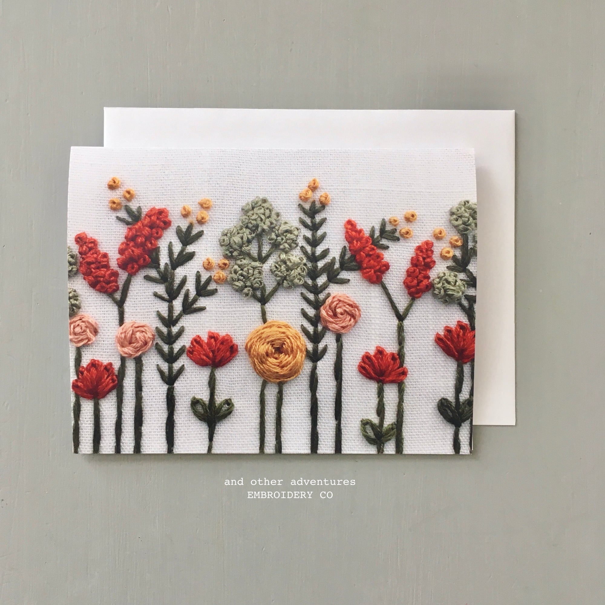 Harvest Wildflowers Card