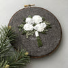 Winter White Flower Bouquet Hand Embroidery Pattern | And Other Adventures Embroidery Co