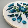 Premium Hand Embroidery Kit - Evermore Azul
