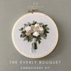 Serene Neutral Bouquet Hand Embroidery Kit | And Other Adventures Embroidery Co