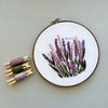 7&quot; Hoop | Embroidered Lavender Fields Original Art