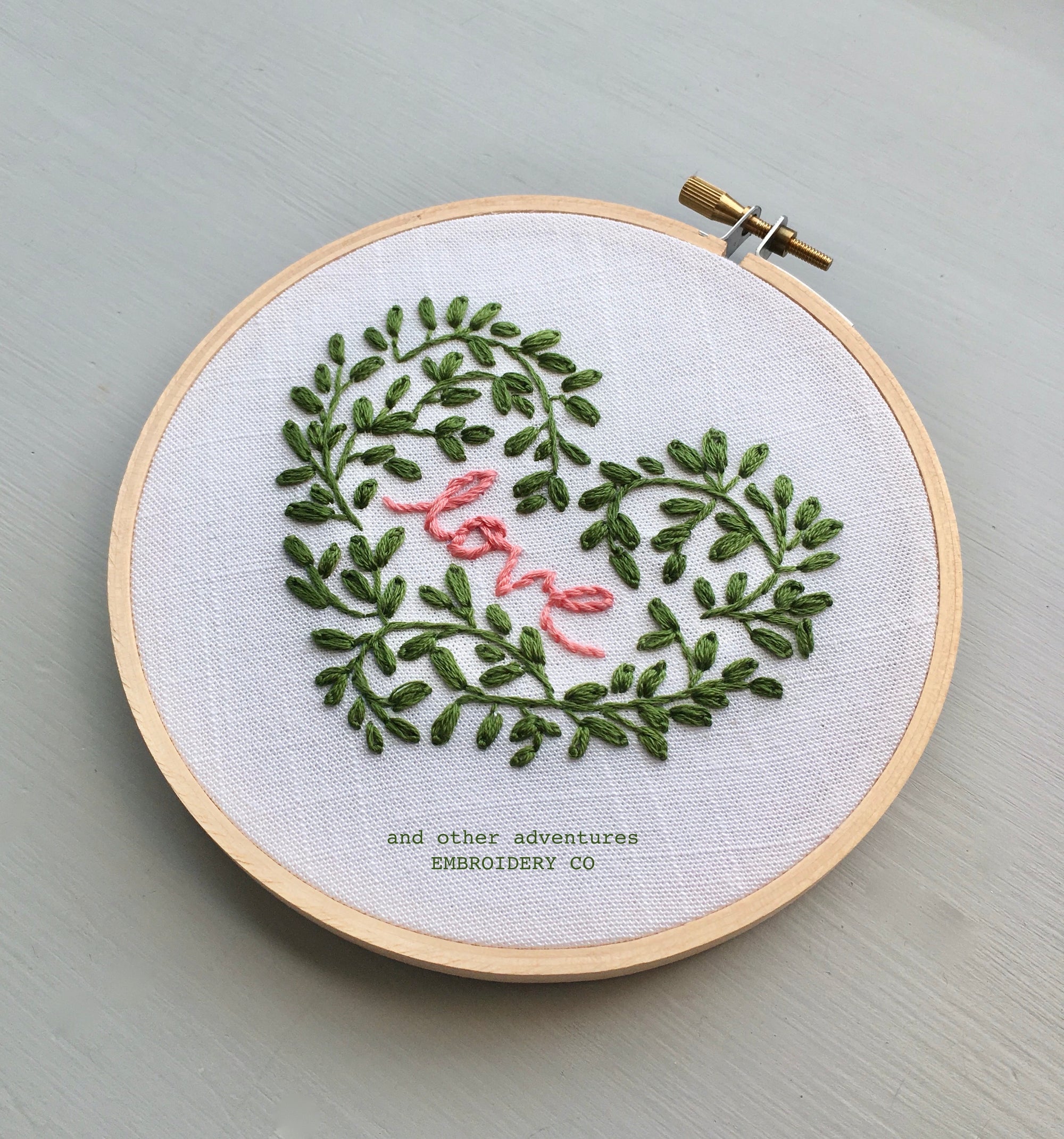 DIY Hand Embroidery Pattern PDF, Hand Embroidered Flower Garden