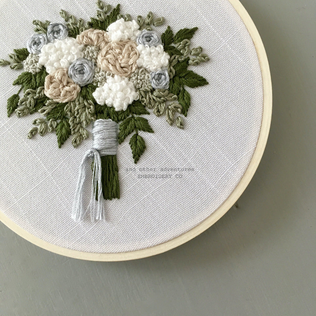 The Everly Bouquet - Digital Embroidery Pattern - And Other Adventures  Embroidery Co