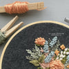 Hand Stitched Autumn Wildflower Bouquet | And Other Adventures Embroidery Co