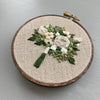 Ivory and Green Embroidered Bout | And Other Adventures Embroidery Co