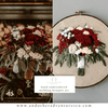 Custom Bridal Bouquet Embroidery Art | And Other Adventures Embroidery Co