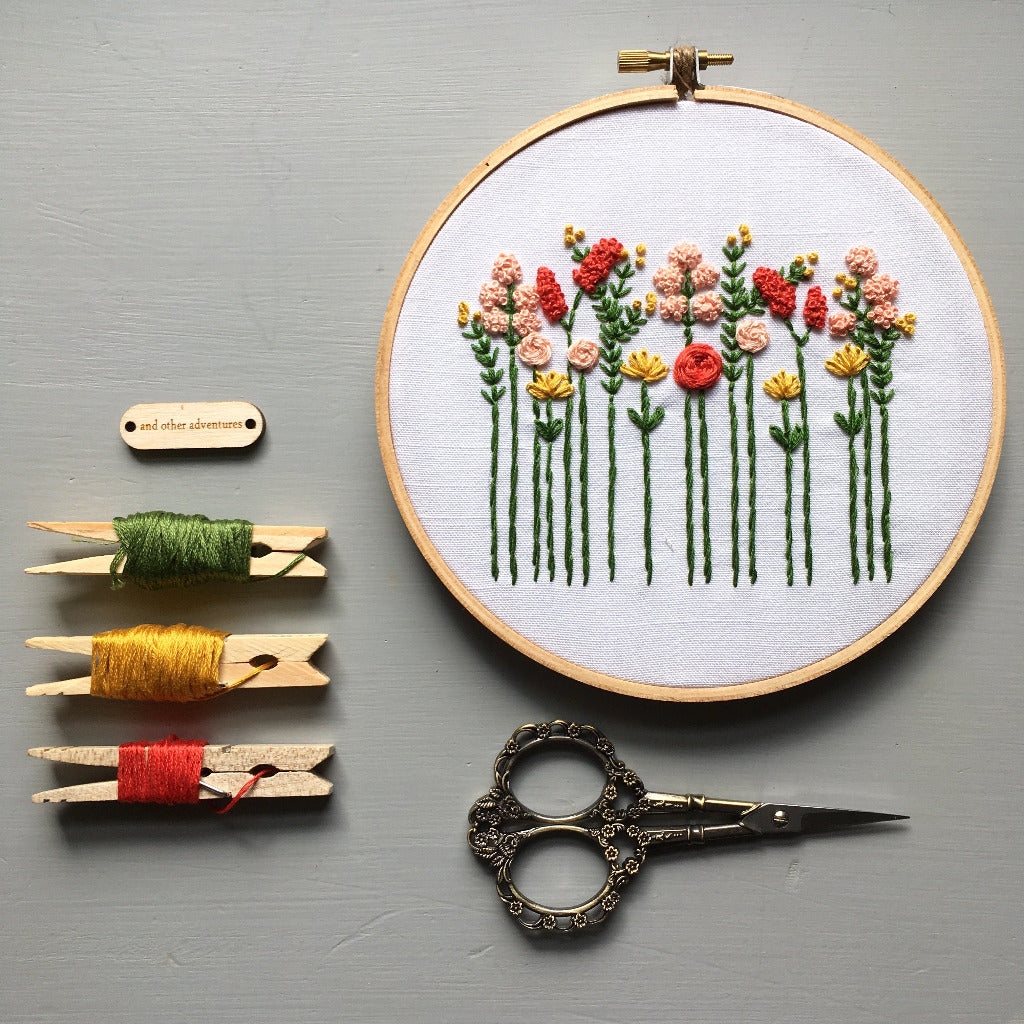 Wildflowers Embroidery Kit - Summer Fields - And Other Adventures ...