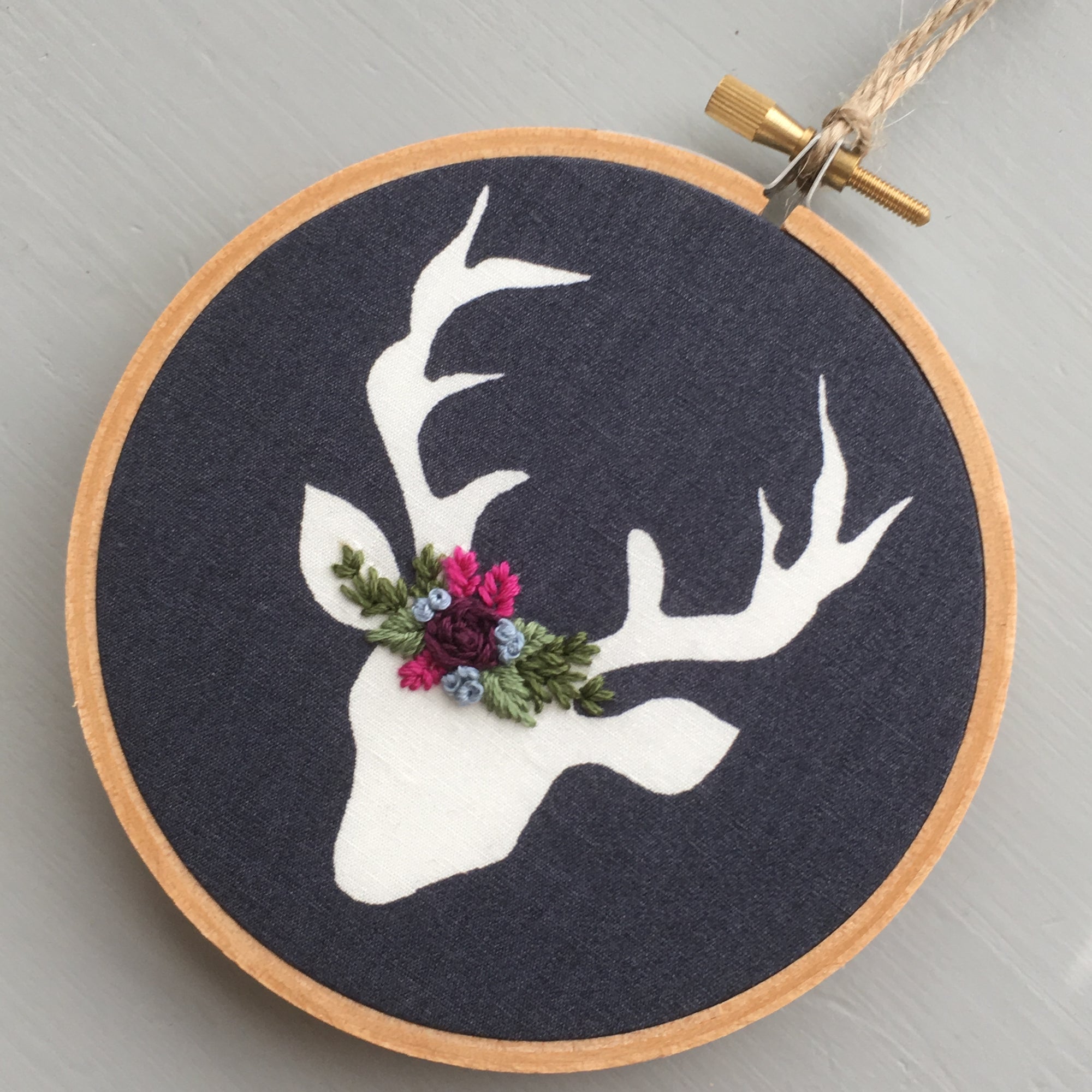 Embroidered Christmas Ornament by And Other Adventures Embroidery Co