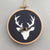 Woodland Deer Embroidered Ornament