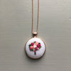 embroidered necklace by And Other Adventures Embroidery Co