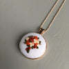 necklace embroidery by And Other Adventures 