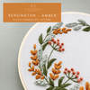 Kensington in Amber - Digital Hand Pattern for Beginners | And Other Adventures Embroidery Co