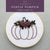Moody Purple Pumpkin Embroidery Kit | And Other Adventures Embroidery Co