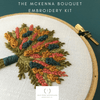 Hand Embroidery Kit - The McKenna Bouquet - Fall Florals by And Other Adventures Embroidery Co