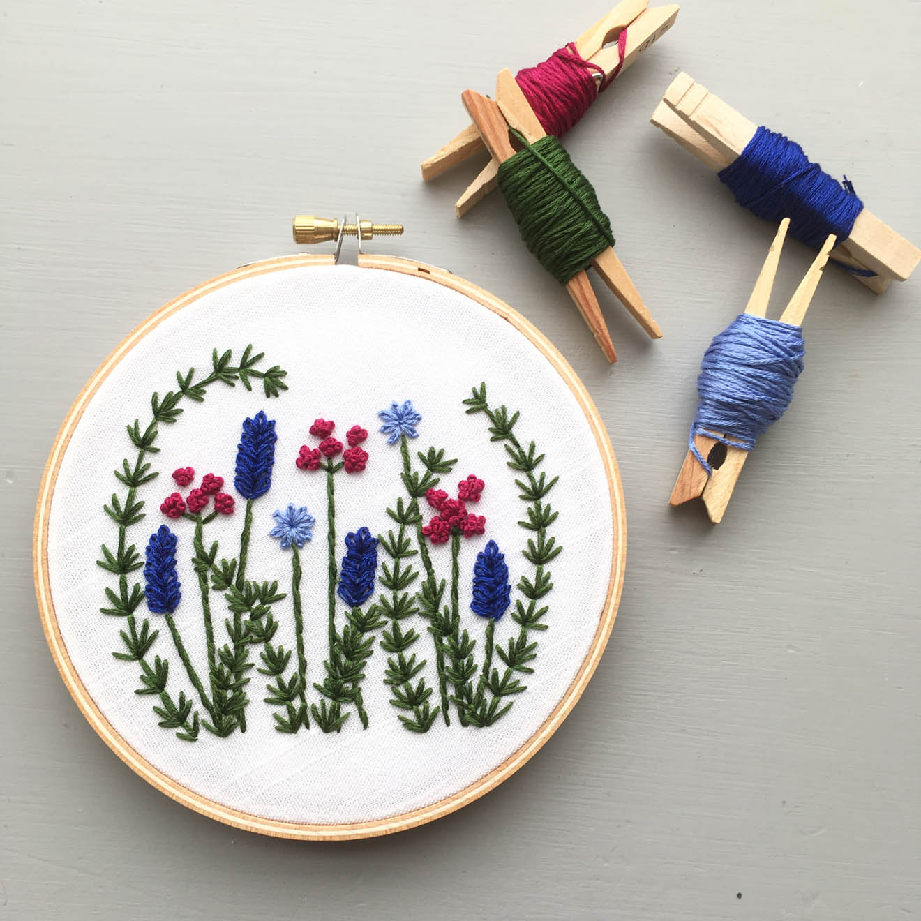 Wild Garden - Hand Embroidery Pattern Digital Download