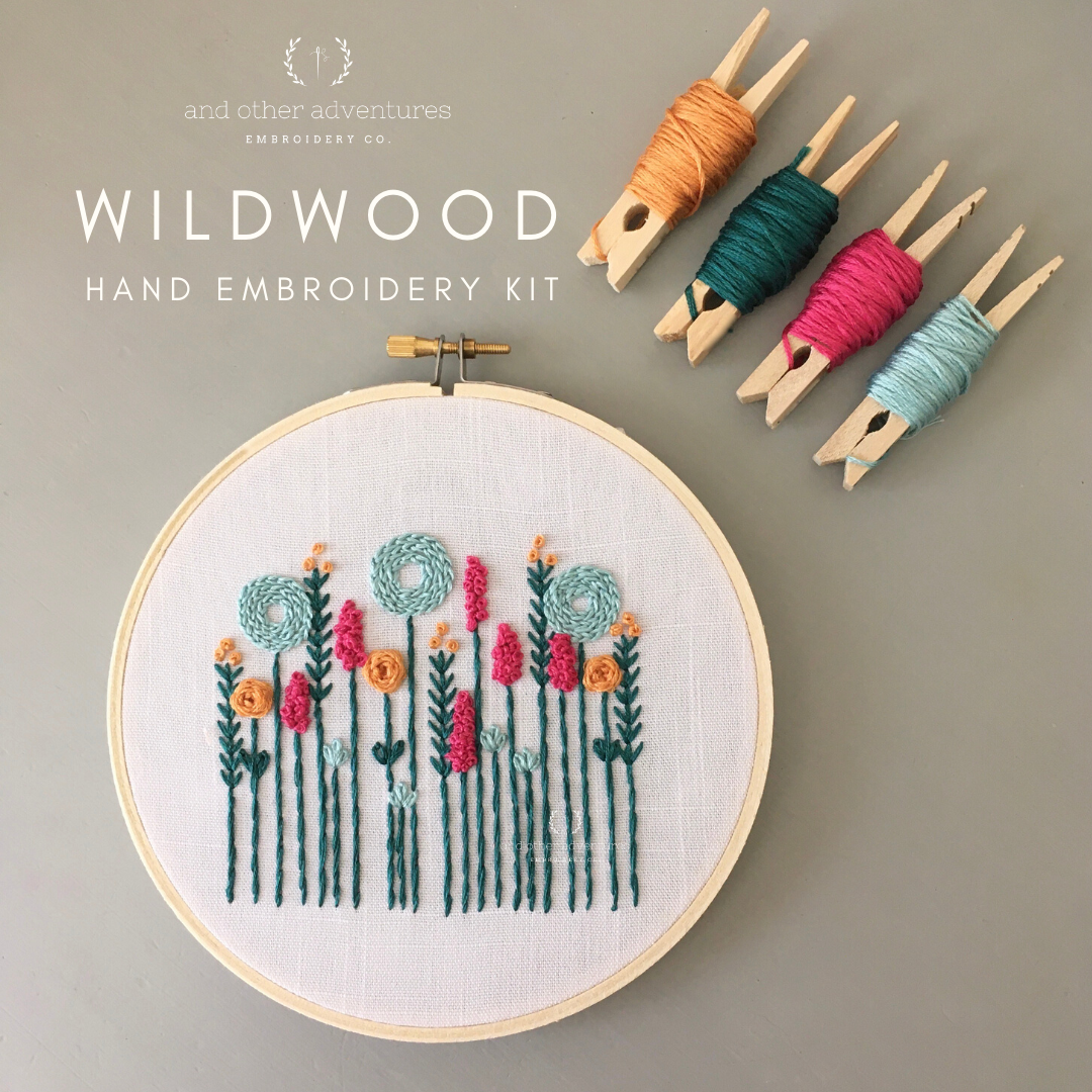 And Other Adventures Embroidery Kits – Wild Knits