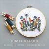 Winter Meadow Hand Embroidery PDF Pattern - Digital Download by And Other Adventures Embroidery Co