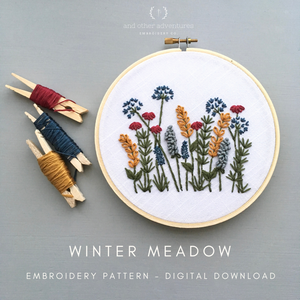 Hand Embroidery PDF Pattern - Meadow in Happy Day - And Other Adventures  Embroidery Co