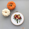 hand embroidered fall bouquet digital embroidery pattern by And Other Adventures Embroidery Co