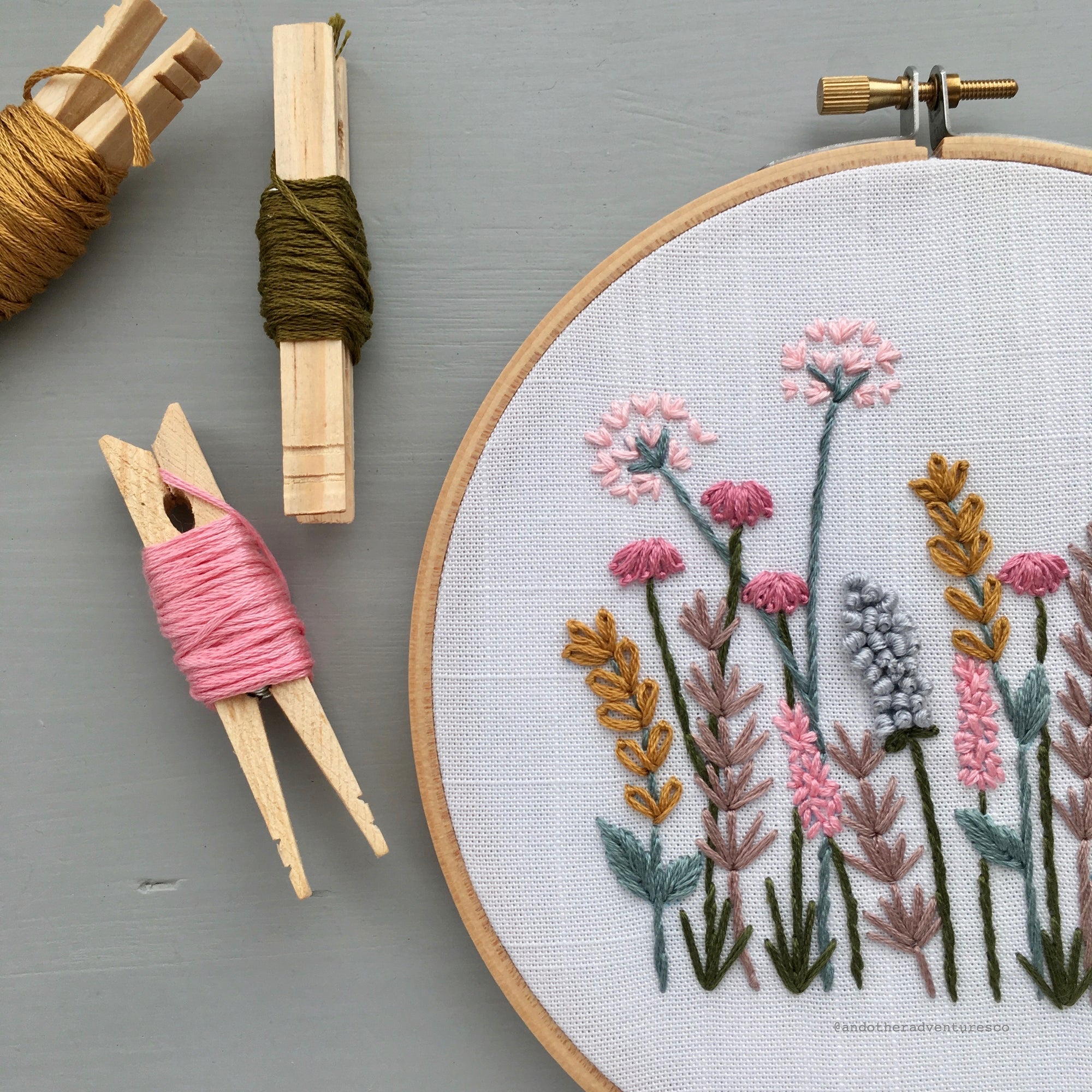Spring Meadow Hand Embroidery Pattern Digital Download And Other Spring Meadow Hand Embroidery Pattern Digital Download And Other