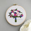 Purple and Pink Bouquet Embroidery by And Other Adventures Embroidery Co