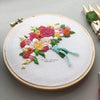 colorful floral hand embroidery by And Other Adventures Embroidery Co